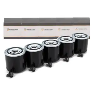 5x HIRSCHER &Ouml;lfilter + Schraube f&uuml;r FORD Cougar Maverick Mondeo 1 2 3 2.5/3.0 ST200 ST220