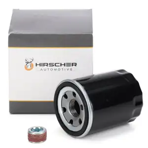 HIRSCHER &Ouml;lfilter + Schraube f&uuml;r FIAT 500 Brava Bravo Doblo Panda Punto Stilo Tipo 1.2 1.4
