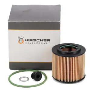 HIRSCHER &Ouml;lfiter + Schraube f&uuml;r VW Polo 4 5 Ibiza 3 Fabia 1 2 Rapid Roomster 1.2 54-75 PS