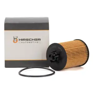 HIRSCHER Oil Filter for OPEL Astra G, Corsa B, C, D, Meriva A 1.0, 1.2, 1.4 650307 9192425