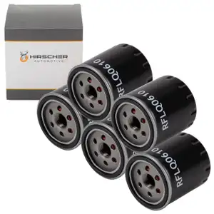5x HIRSCHER Ölfilter für FORD Edge C-Max 2 Galaxy Kuga 2 Mondeo 5 S-Max 2.0 TDCi 2193141