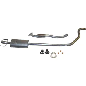 IMASAF Mittelschalld&auml;mpfer + Rohrleitung + Anbausatz f&uuml;r OPEL Corsa D 1.4 + 1.4 LPG