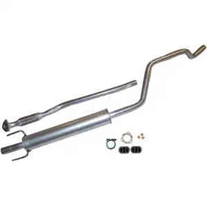 IMASAF Mittelschalldämpfer + Rohrleitung + Anbausatz für OPEL Meriva A 1.4 16V Twinport