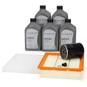 Filterset 3-tlg + 5L ORIGINAL 0W30 Motor&ouml;l f&uuml;r VW Golf 3 Vento 1.9 TDI AFN 110 PS
