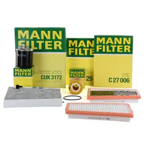 MANN Filter-Set 4-tlg f&uuml;r MERCEDES E-Klasse W211 S211 E280/320CDI CLS CLS320/350CDI OM642