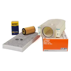 Filter-Set 3-tlg f&uuml;r MERCEDES SLK SLC R172 250 CDI / d 204 PS OM651