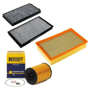 Filter-Set f&uuml;r BMW 7er E65 E66 E67 750i 367 PS N62 + 760i 445 PS N73