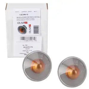 2x OLSA 1.02.096.12 Blinkleuchte seitlich GELB f&uuml;r FIAT Doblo Punto 188_ vorne 46522717