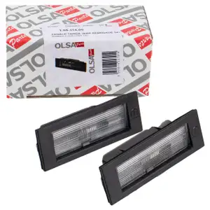 2x OLSA 1.05.114.00 Kennzeichenleuchte Nummernschildleuchte f&uuml;r FIAT Tipo JEEP Renegade
