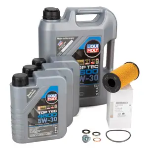 8L LIQUI MOLY 5W-30 Motor&ouml;l + ORIGINAL &Ouml;lfilter f&uuml;r OPEL Movano A X70 2.5 CDTI 120/146 PS