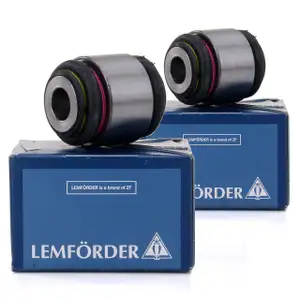 2x LEMFÖRDER Lagerbuchse Radlagergehäuse für MERCEDES 190 W201 W124 W203 W204 hinten