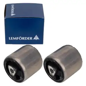 2x LEMF&Ouml;RDER 3653201 Querlenkerlager f&uuml;r BMW 5er E60 E61 6er E63 Vorderachse unten vorne