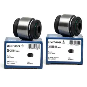 2x LEMF&Ouml;RDER Querlenkerlager f&uuml;r BMW E81-88 F20 F21 F22 F23 E90-93 F30-34 F32-36 X1 hinten