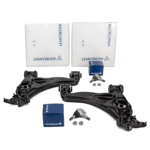 2x LEMF&Ouml;RDER control arms + ball joints for MERCEDES-BENZ W202, S202, C208, R170 (front lower)