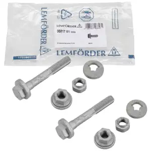 2x LEMF&Ouml;RDER 3881701 Reparatursatz Querlenker f&uuml;r BMW 5er E39 E60 Hinterachse vorne oben