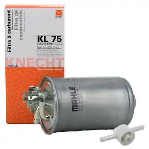 KNECHT/MAHLE Kraftstofffilter + Ventil für VW Golf 2 3 LT 1 Passat Sharan T3 1.6-2.5 TDI