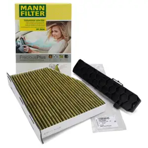 MANN FreciousPlus Innenraumfilter + Abdeckung f&uuml;r VW Golf 5 6 Passat B6 B7 Tiguan AUDI 8P