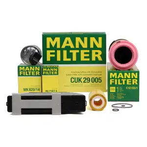 MANN Filter-Set 4-tlg f&uuml;r MERCEDES C-Klasse W204 S204 C220CDI 170 PS OM646