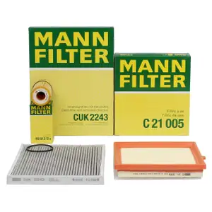 MANN Filter-Set f&uuml;r OPEL Adam M13 1.2 69 PS + 1.4/S 87/101/150 PS