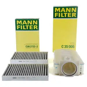 MANN Filter-Set für MERCEDES S-Klasse W221 S250CDI 204 PS OM651