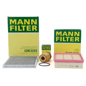 MANN Filter-Set f&uuml;r OPEL Corsa D 1.0 1.2/LPG 1.4/LPG 65-100 PS bis Motor-Nr. 19MA9234