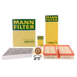 MANN Filter-Set f&uuml;r MERCEDES E-Klasse W211 S211 E230-E55AMG CLS C219 CLS280-500 M112 M272