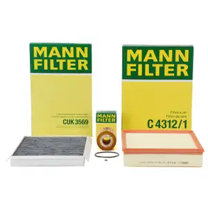 MANN Filter-Set 3-tlg f&uuml;r MERCEDES Sprinter 906 18 19 CDI 184/190 PS OM642