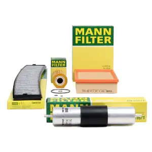 MANN Filter-Set 4-tlg f&uuml;r BMW 3er E46 316i 105 PS 318i 116/118 PS M43