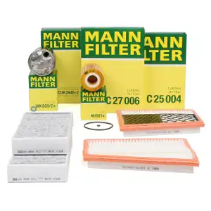 MANN Filter-Set 4-tlg f&uuml;r MERCEDES GL X164 M- W164 R- W251 V251 280-350CDI OM642