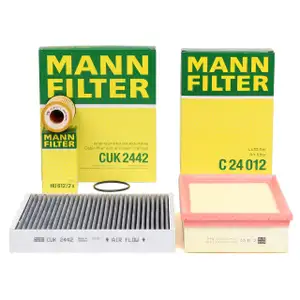 MANN Filter-Set f&uuml;r OPEL Mokka/10 J13 CHEVROLET Trax 1.4 1.6 1.8 116/140 PS