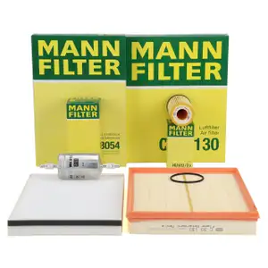 MANN Filter-Set 4-tlg f&uuml;r OPEL Astra G 1.2 16V 1.4 ab Motor-Nr. 19MA9235 mit DELPHI-System