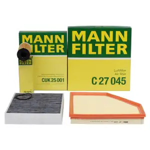 MANN Filter-Set f&uuml;r BMW 1er F20 F21 2er F22 F23 3er F30 F31 F34 4er F32 F33 F36 B48