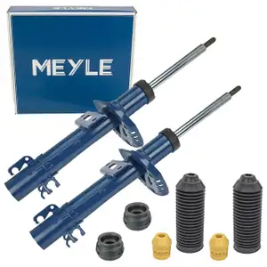 2x MEYLE Sto&szlig;d&auml;mpfer + Staubschutz + Domlager f&uuml;r VW Polo 5 8X Ibiza 4 Fabia 3 Rapid vorne