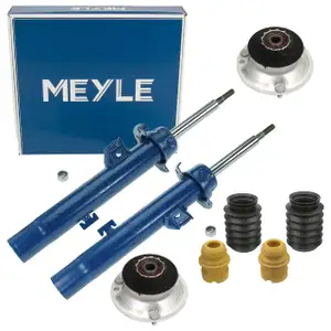2x MEYLE Sto&szlig;d&auml;mpfer Staubschutz Domlager f&uuml;r BMW 1er E81 E82 mit Standard Fahrwerk vorne