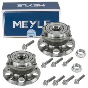 2x MEYLE 0147530003 Radnabe + Radlager Satz für MERCEDES W204 W211 W212 X204 W221 hinten