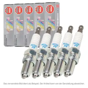 5x NGK 2890 BKR5EKUP LASER PLATINUM Z&uuml;ndkerze f&uuml;r VW Golf 4 Passat B5 SEAT Toledo 2 V5 VR5