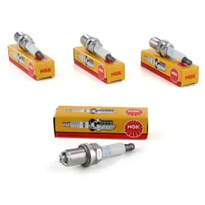 4x NGK 6002 BKR6EQU Z&uuml;ndkerze f&uuml;r BMW 1er E81 E87 116i 3er E90 316i N45 12120032136