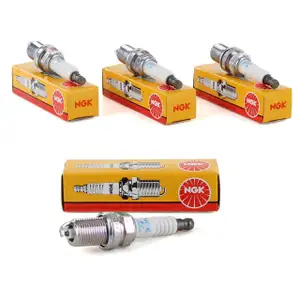 4x NGK 6313 BKR7ESC-11 spark plugs for SAAB 9-3 YS3F E50 1.8/2.0t BioPower