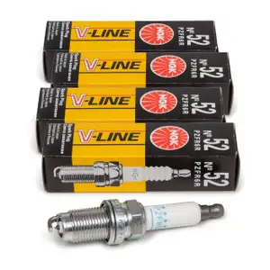 4x NGK 95262 Zündkerze V-LINE 52 für AUDI A1 A3 SEAT SKODA VW Golf 5 6 Jetta 3 Passat 3C