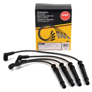 NGK 44338 Z&uuml;ndkabelsatz Z&uuml;ndkabel f&uuml;r RENAULT Clio 3 Twingo 2 Wind E4M 1.2 8200575895