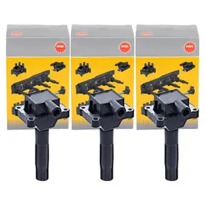 3x NGK 48018 U4026 Z&uuml;ndspule f&uuml;r MERCEDES W202 W124 W210 W463 W140 R129 M104 0001587503