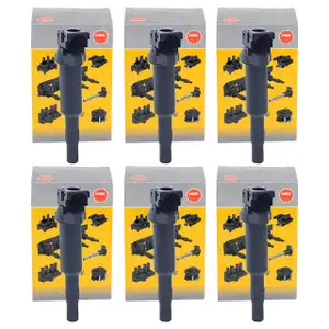 6x NGK 48216 U5058 Z&uuml;ndspule f&uuml;r BMW 1er E87 3er E90 E91 E60 E61 E63 E64 E65-67 Z4 E85 N52