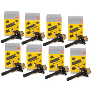 8x NGK 48009 U5005 Z&uuml;ndspule f&uuml;r BMW 5er E39 7er E38 8er E31 X5 E53 Z8 M62 S62 12137599219