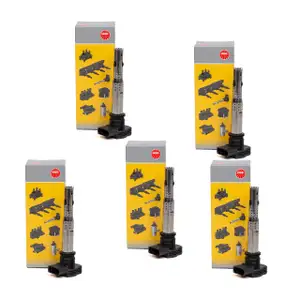 5x NGK 48042 Z&uuml;ndspule f&uuml;r AUDI RS3 Sportback 8P 8V RSQ3 8U TTRS 8J 310-367 PS