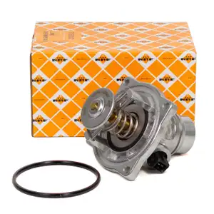 NRF 725002 EASY FIT Thermostat + Dichtung f&uuml;r BMW E39 535/540i E38 735/740i X5 4.4i M62
