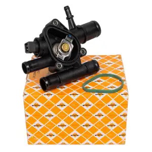 NRF 725059 EASY FIT Thermostat + Geh&auml;use + Sensor f&uuml;r RENAULT Clio 2 Laguna 2 1 1.9 dCi