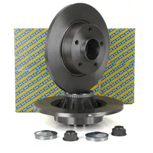 SNR Bremsscheiben Radlager Satz f&uuml;r OPEL Vivaro RENAULT Trafic 2 NISSAN Primastar hinten