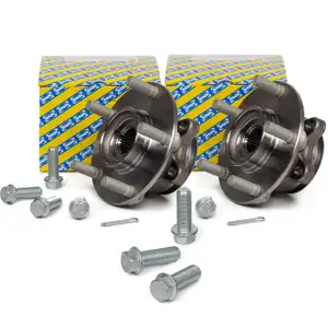 2x SNR R168.73 Radlagersatz Radnabe f&uuml;r NISSAN Qashqai 1 J10 X-Trail T31 vorne