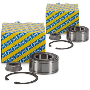 2x SNR R159.58 Radlagersatz f&uuml;r CITROEN C2 C3 DS3 DS4 PEUGEOT 207 208 301 vorne