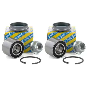 2x SNR R155.63 Radlagersatz für RENAULT Clio Megane Twingo vorne/hinten
